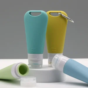Ensemble de flacons distributeurs de voyage 90 ml en silicone souple