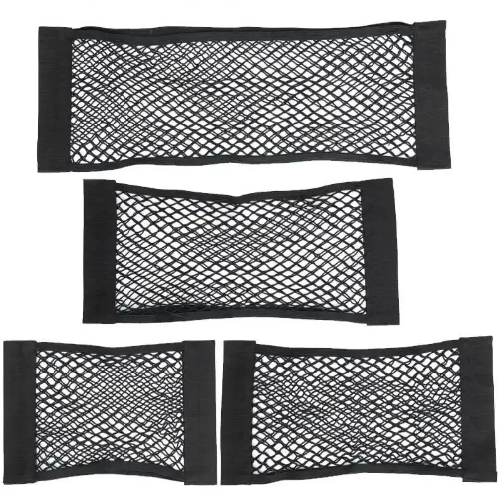 Filet de rangement pour voiture, poche extensible autocollante