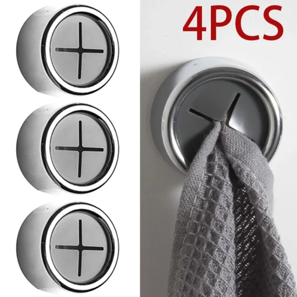 Porte-serviettes de cuisine, ventouse murale