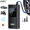 Compresseur d'air portable sans fil 150 PSI, arrêt automatique et lampe LED